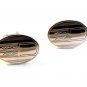 Vintage Silver Tone with Place for Monogram Cufflinks
