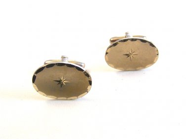 Vintage Gold Tone Cufflinks by Speidel Quality U.S.A.
