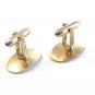 Vintage Gold Tone Cufflinks by Speidel Quality U.S.A.