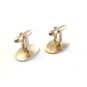 Vintage Gold Tone Cufflinks by Speidel Quality U.S.A.