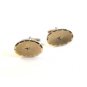 Vintage Gold Tone Cufflinks by Speidel Quality U.S.A.