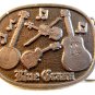 Vintage Blue Grass Belt Buckle Made In U.S.A.