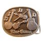 Vintage Blue Grass Belt Buckle Made In U.S.A.