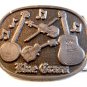 Vintage Blue Grass Belt Buckle Made In U.S.A.