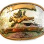 Vintage Western Cowboy Rodeo Broncho Breaking Belt Buckle