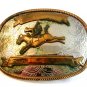 Vintage Western Cowboy Rodeo Broncho Breaking Belt Buckle