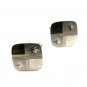 True Vintage 1950's - 1960s Sterling Silver Cufflinks by Hickok 100714