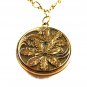Vintage 1910 - 40's Goldtone Picture Locket Unbranded 62915