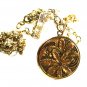 Vintage 1910 - 40's Goldtone Picture Locket Unbranded 62915