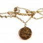 Vintage 1910 - 40's Goldtone Picture Locket Unbranded 62915