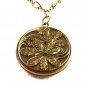 Vintage 1910 - 40's Goldtone Picture Locket Unbranded 62915