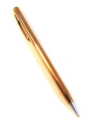 Anson 1950s 23kt Karatclad H.G.E. Ballpoint Pen Green Onyx Top