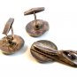 Vintage Sterling Silver Siam Elephant Cufflinks & Tie Clasp By Bombay Bazaar BB
