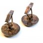 Vintage Sterling Silver Siam Elephant Cufflinks & Tie Clasp By Bombay Bazaar BB