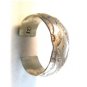 Signed Vintage Native American Sterling Silver Cuff Bracelet