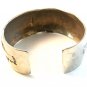 Signed Vintage Native American Sterling Silver Cuff Bracelet