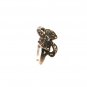 Sterling Silver & Marcasites Ring Size 7 Unbranded 63015