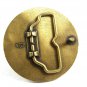 1970 - 80's Franklin High School Sponsor Basketball Belt Buckle Unmarked 121614