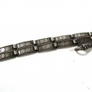Unusual & Old Sterling Silver Initials DGD Brass Watch Chain Unbranded 7915