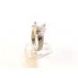 Vintage Sterling Silver Heart Cz Engagement Ring Sz 8