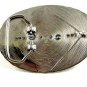 Western Cowboy Silver & Black Tone Saddle Belt Buckle #102113