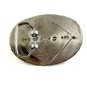 Western Cowboy Silver & Black Tone Saddle Belt Buckle #102113