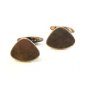 Vintage H.C. Østrem Norway 830S Silver Triangle Cufflinks