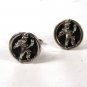 1950's - 70's Silvertone Clown / Jester Cufflinks Unbranded 71915