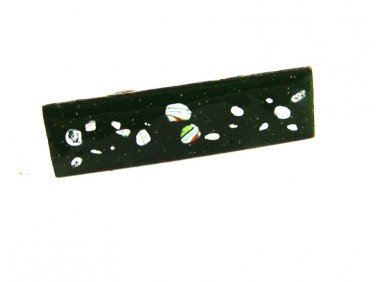 1940- 1960's Black Enameled Copper Tie Clasp 72414