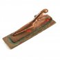1940- 1960's Black Enameled Copper Tie Clasp 72414