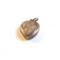 Vintage Sterling Silver Heart Locket Pendant