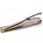 Vintage 1950's - 1960's Silver Tone Engraved Initial H Tie Clasp