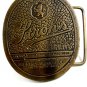 Vintage IMC Stroh's Bohemian Style Belt Buckle 10302013ab