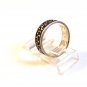 Vintage Sterling Silver Symbols ? Swirls Ring Size 9