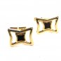 1960's - 80's Silvertone & Red Cufflinks Unbranded 72015