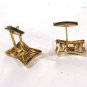 1960's - 80's Silvertone & Red Cufflinks Unbranded 72015