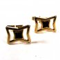 1960's - 80's Silvertone & Red Cufflinks Unbranded 72015