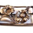 Vintage Art Deco Sterling Silver Flower Brooch