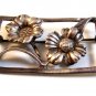 Vintage Art Deco Sterling Silver Flower Brooch