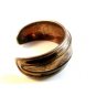 Vintage Taxco Sterling Silver 2 Tone Cuff Bracelet