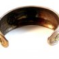 Vintage Taxco Sterling Silver 2 Tone Cuff Bracelet