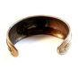 Vintage Taxco Sterling Silver 2 Tone Cuff Bracelet