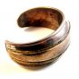 Vintage Taxco Sterling Silver 2 Tone Cuff Bracelet