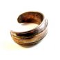 Vintage Taxco Sterling Silver 2 Tone Cuff Bracelet