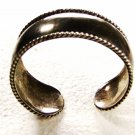 Vintage Mexican Sterling Silver Cuff Bracelet Unbranded 62915