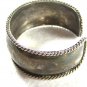 Vintage Mexican Sterling Silver Cuff Bracelet Unbranded 62915