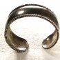 Vintage Mexican Sterling Silver Cuff Bracelet Unbranded 62915