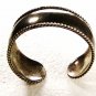 Vintage Mexican Sterling Silver Cuff Bracelet Unbranded 62915