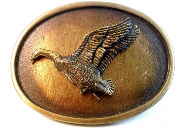 Vintage Canadian Goose Belt Buckle Made in U.S.A.
