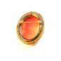 Signed 1/20 12K.G.F.C.T. Gold Filled Shell Cameo Brooch / Pendant